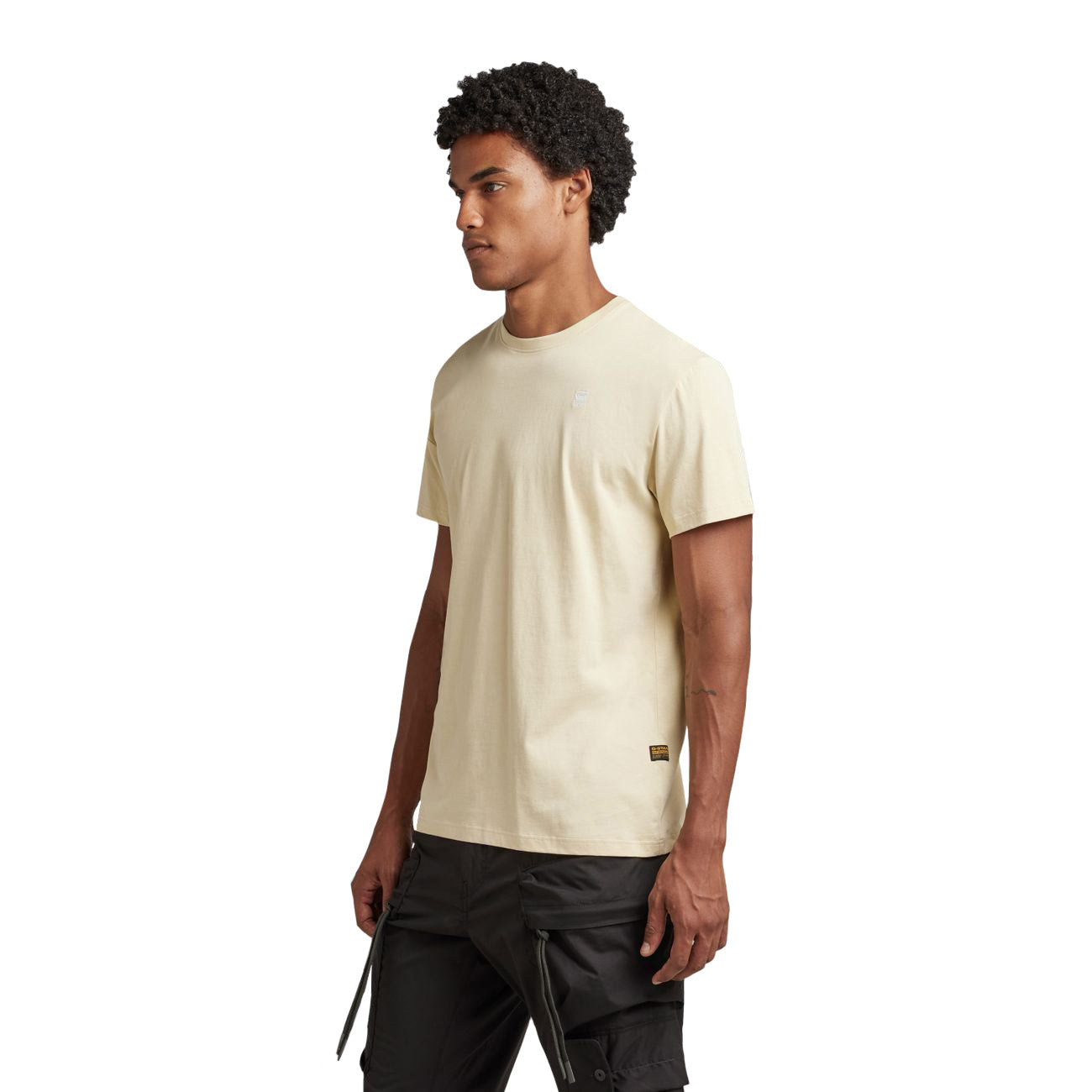 G-STAR RAW DENIM BASE-S R T Herren T-Shirt Bio-Baumwolle