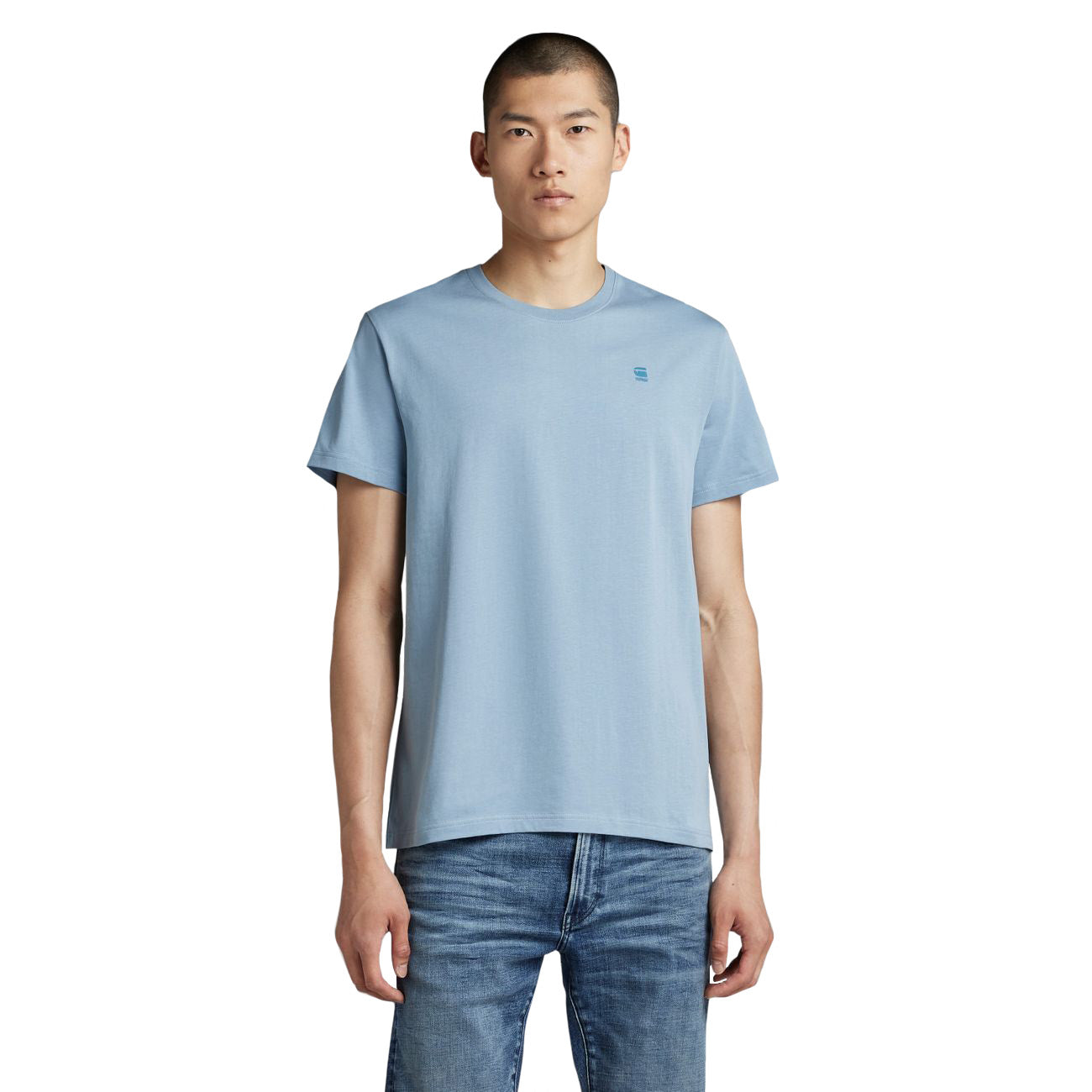 G-STAR RAW DENIM BASE-S R T Herren T-Shirt Bio-Baumwolle