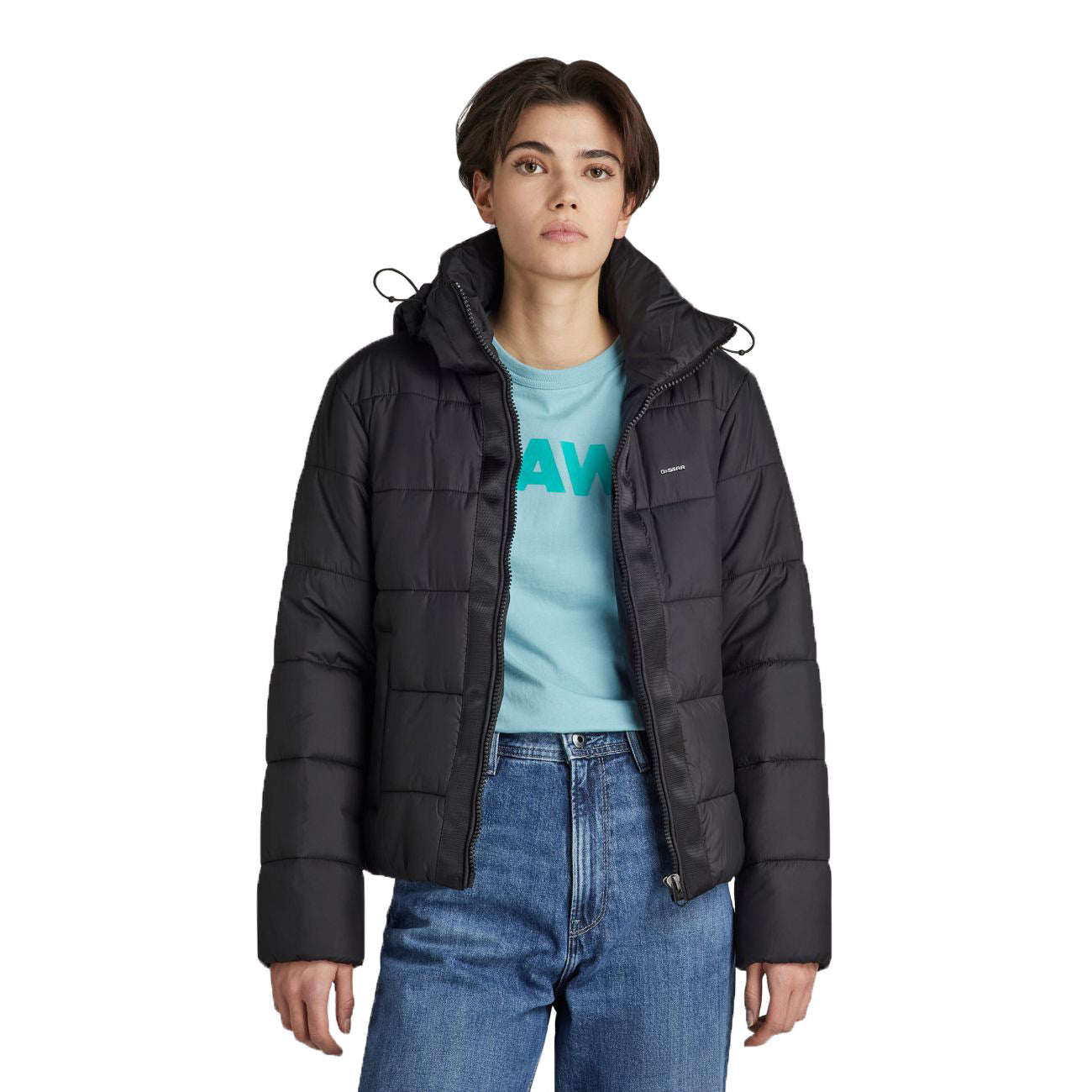 G-STAR RAW DENIM MEEFIC HOODED PADDED JACKET Damen Jacke