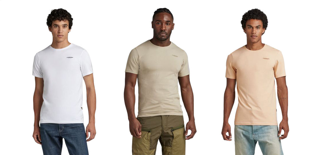 G-STAR RAW DENIM SLIM BASE R T S/S Herren T-Shirt