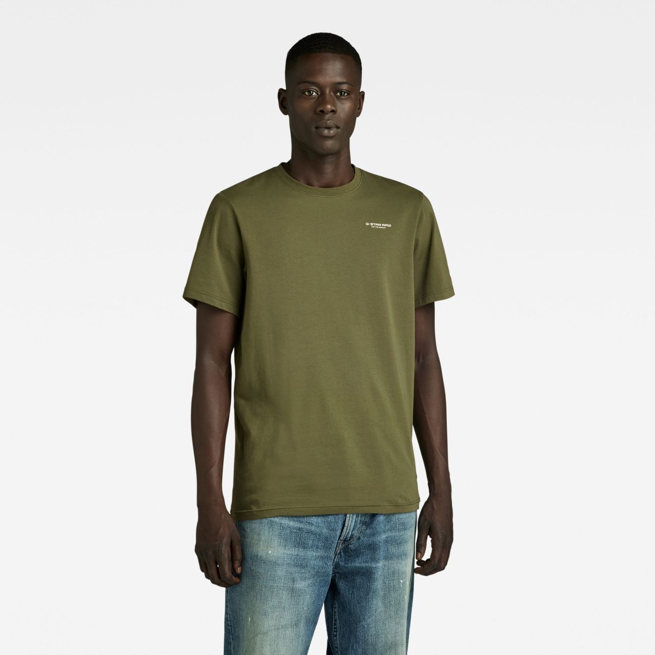 G-STAR RAW DENIM SLIM BASE R T S/S Herren T-Shirt