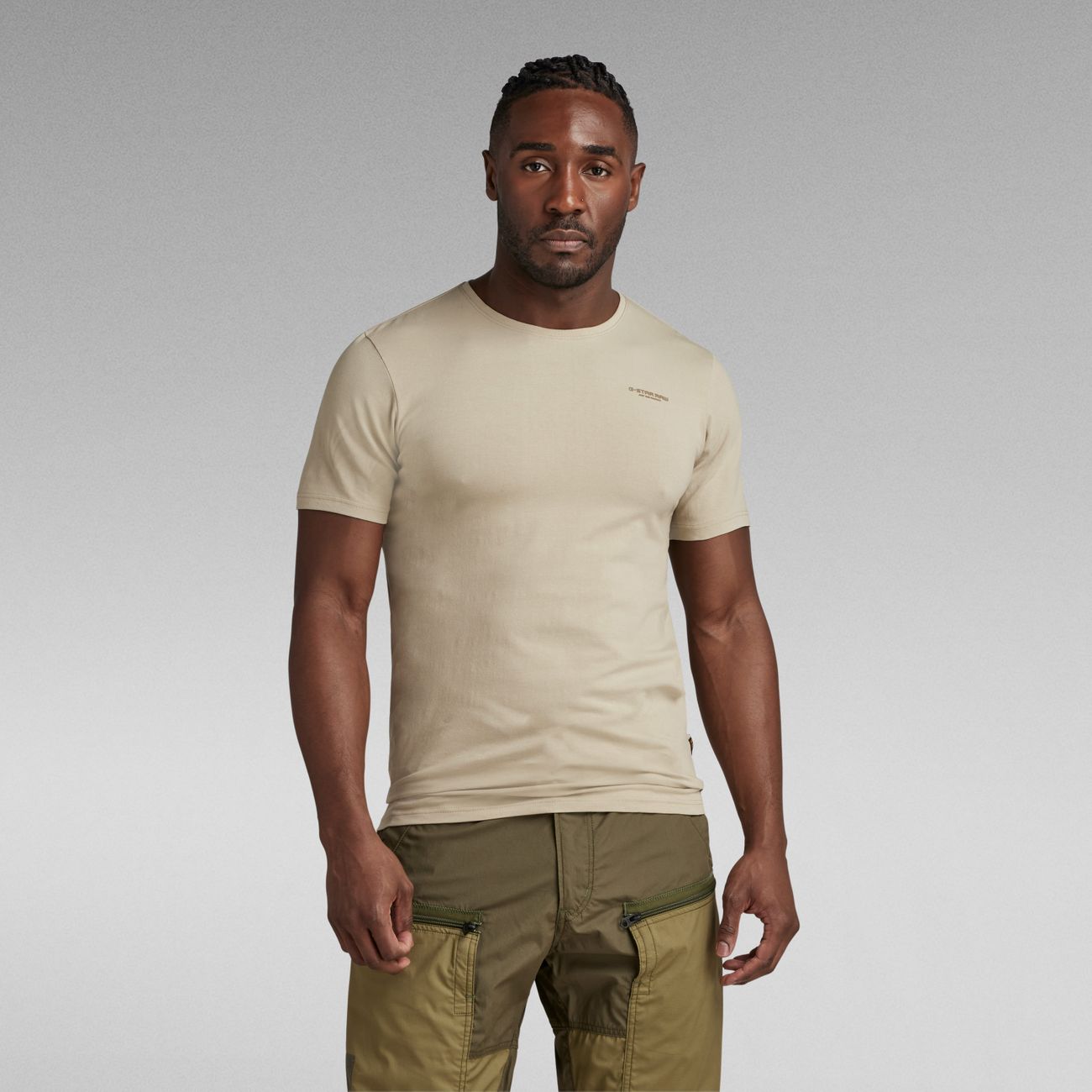 G-STAR RAW DENIM SLIM BASE R T S/S Herren T-Shirt