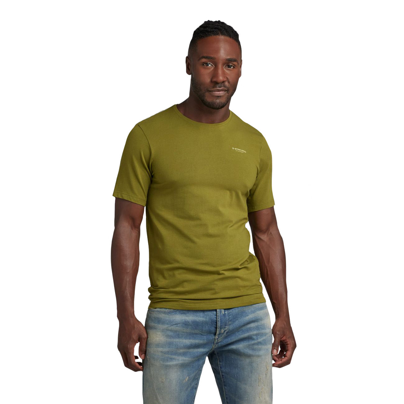 G-STAR RAW DENIM SLIM BASE R T S/S Herren T-Shirt