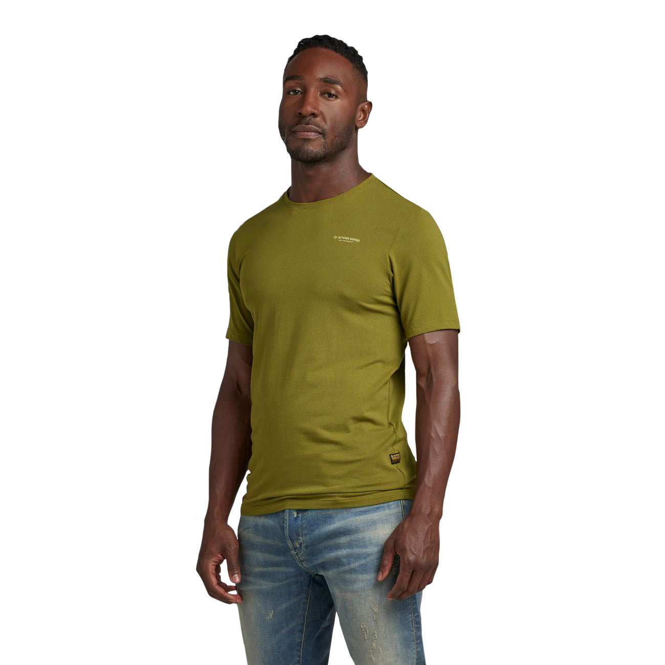G-STAR RAW DENIM SLIM BASE R T S/S Herren T-Shirt
