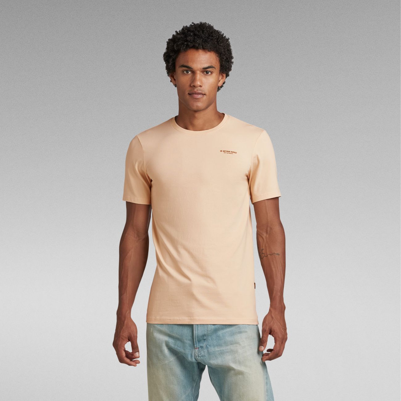 G-STAR RAW DENIM SLIM BASE R T S/S Herren T-Shirt