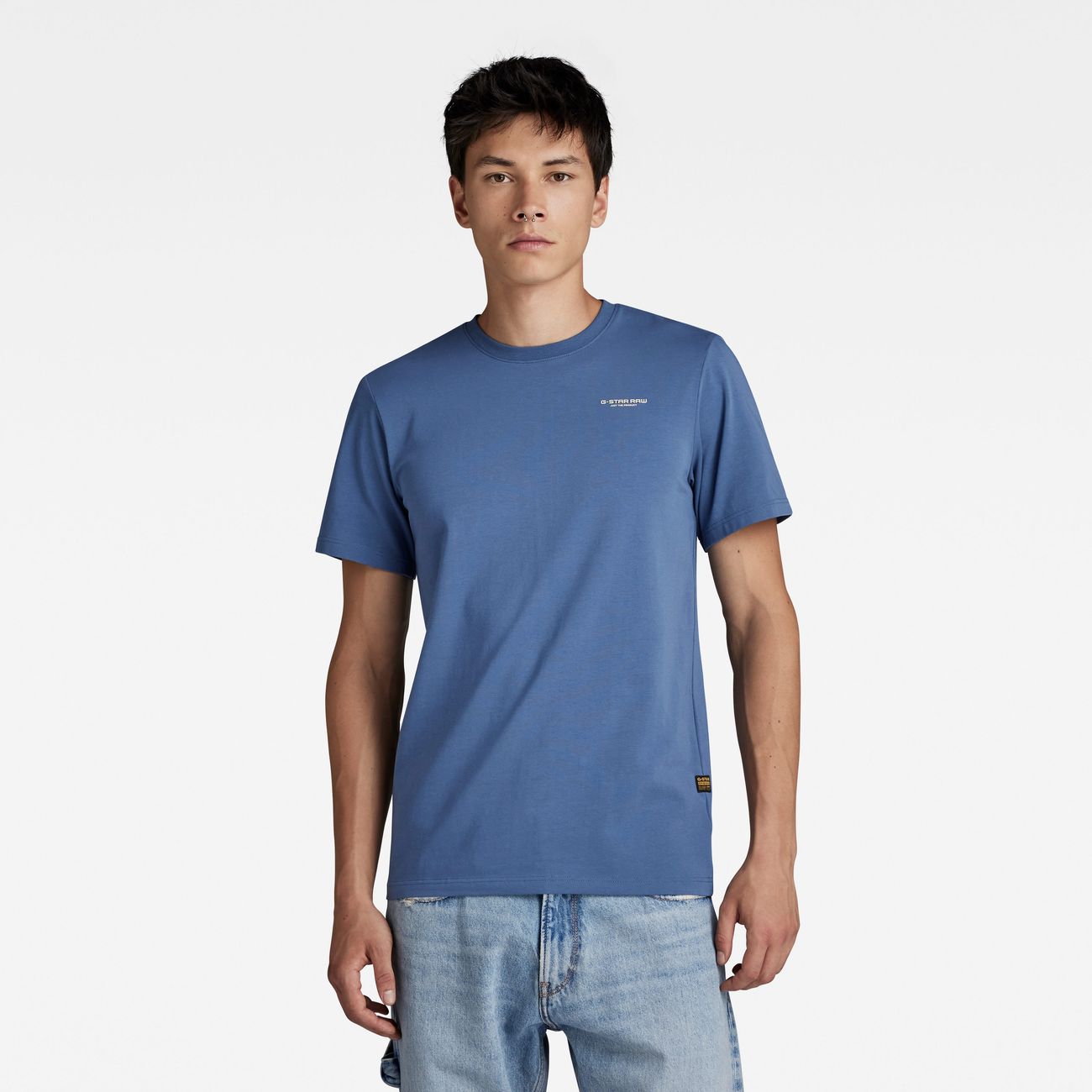 G-STAR RAW DENIM SLIM BASE R T S/S Herren T-Shirt
