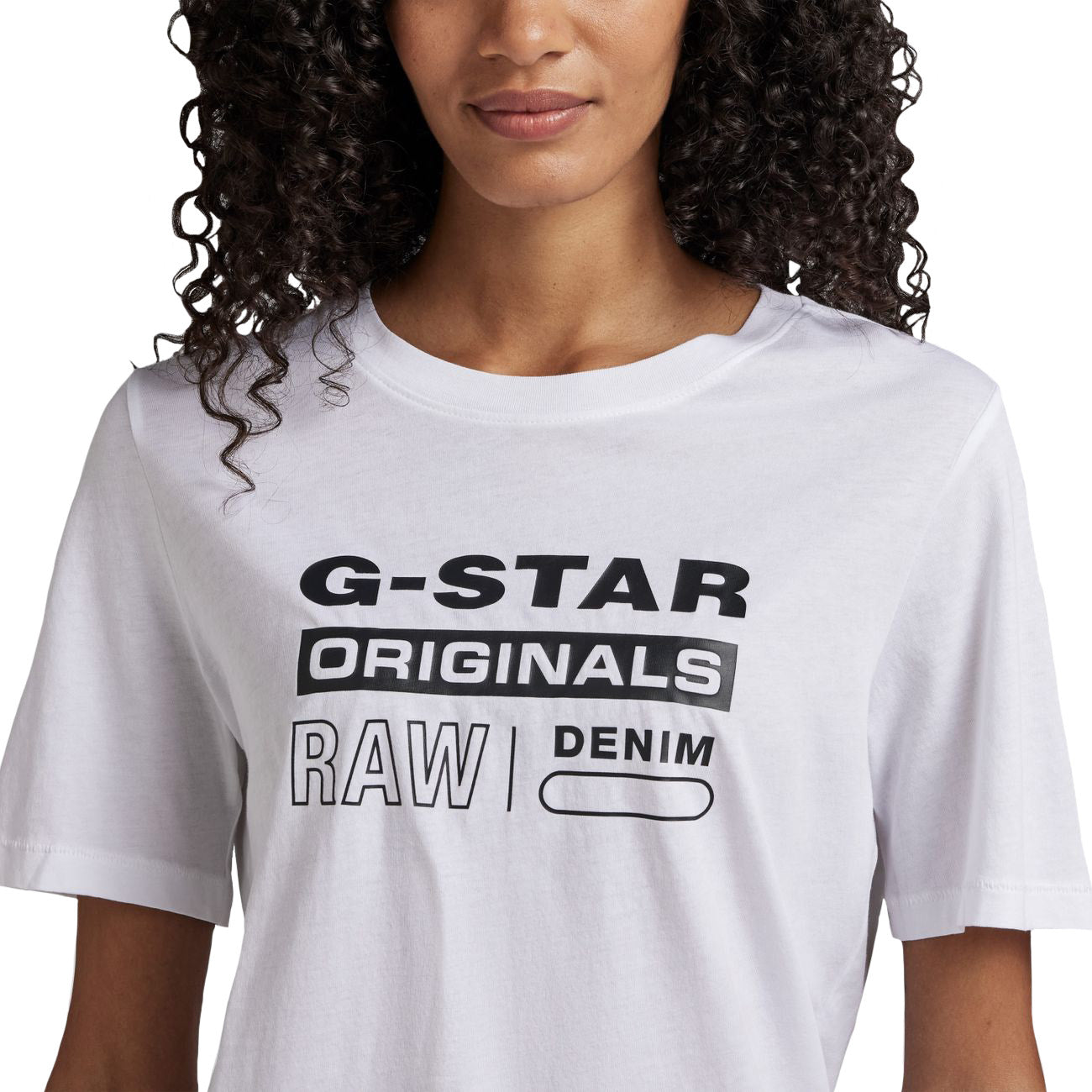 G-STAR RAW DENIM ORIGINALS LABEL R T Damen T-Shirt