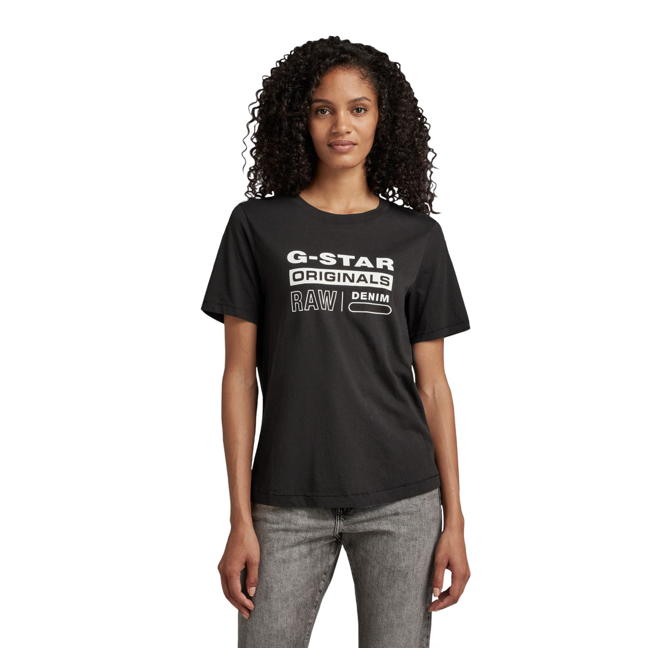 G-STAR RAW DENIM ORIGINALS LABEL R T Damen T-Shirt