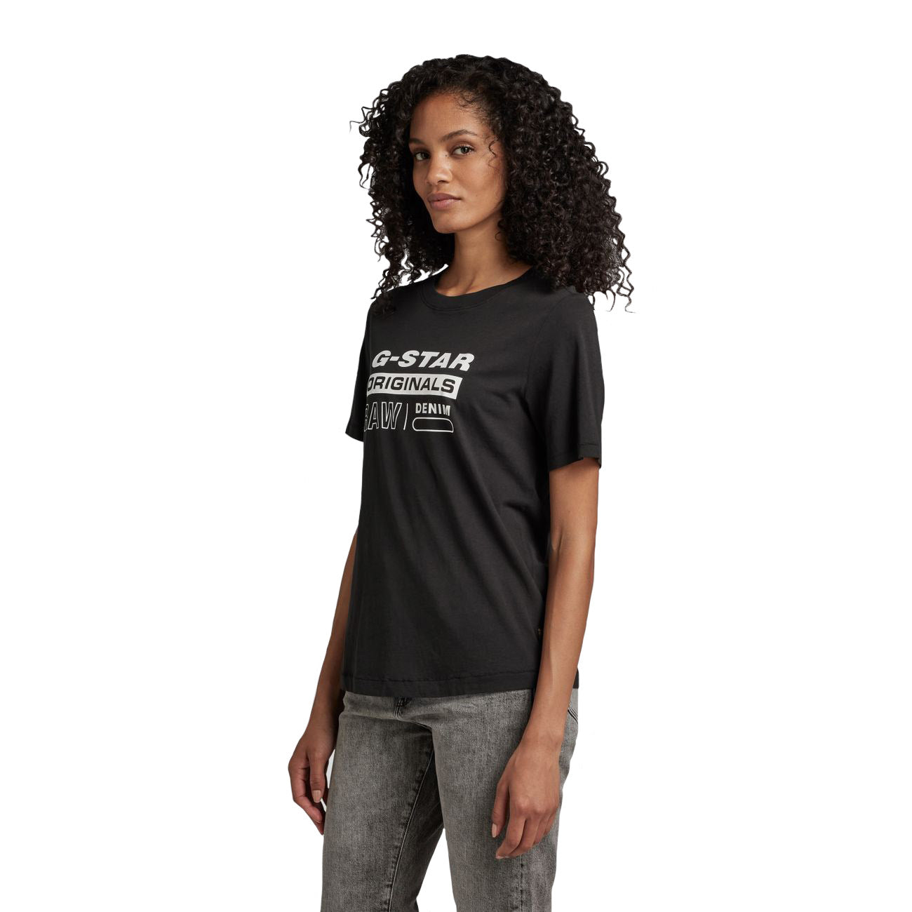 G-STAR RAW DENIM ORIGINALS LABEL R T Damen T-Shirt