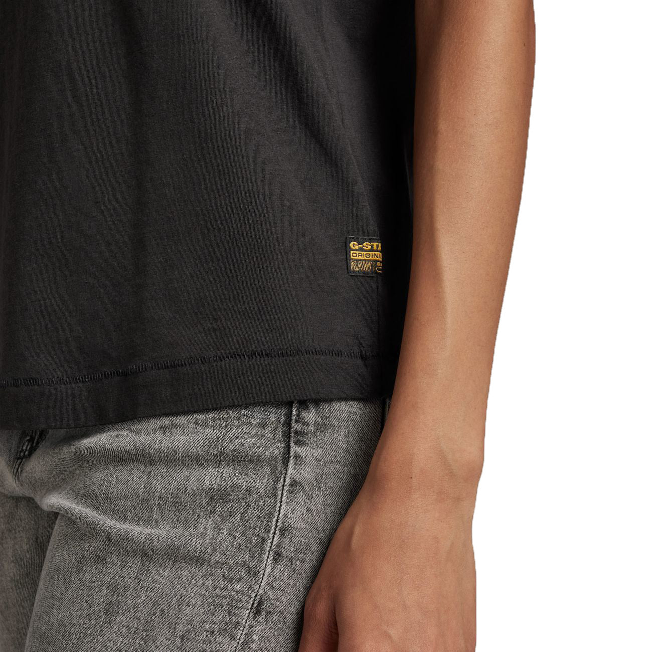 G-STAR RAW DENIM ORIGINALS LABEL R T Damen T-Shirt