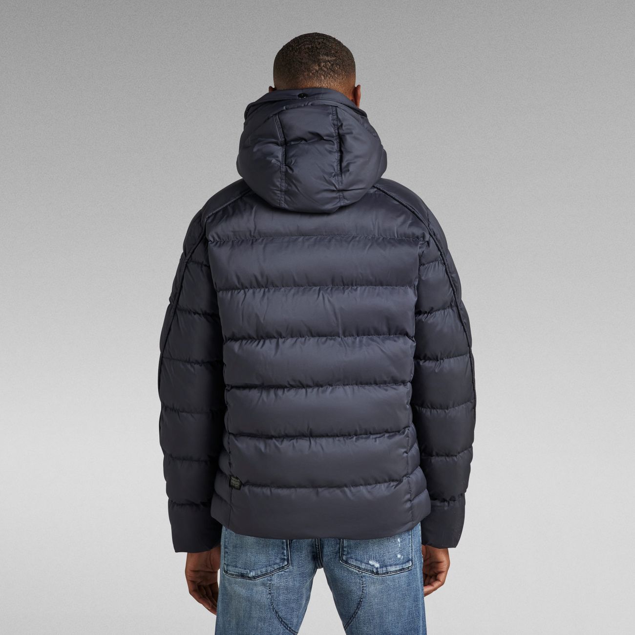 G-STAR RAW DENIM G-WHISTLER PADDED HOODED JACKET Herren Winter Steppjacke