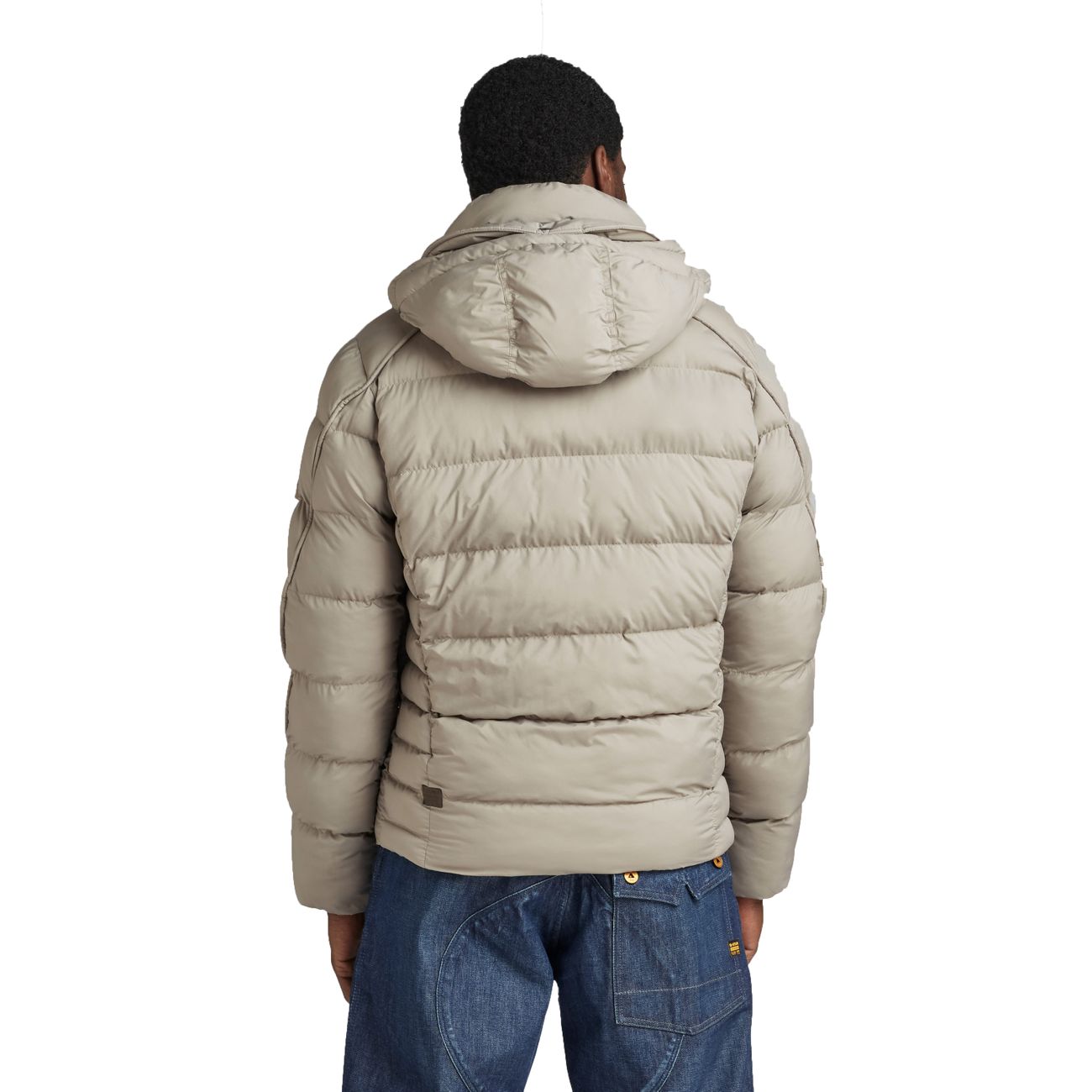 G-STAR RAW DENIM G-WHISTLER PADDED HOODED JACKET Herren Winter Steppjacke