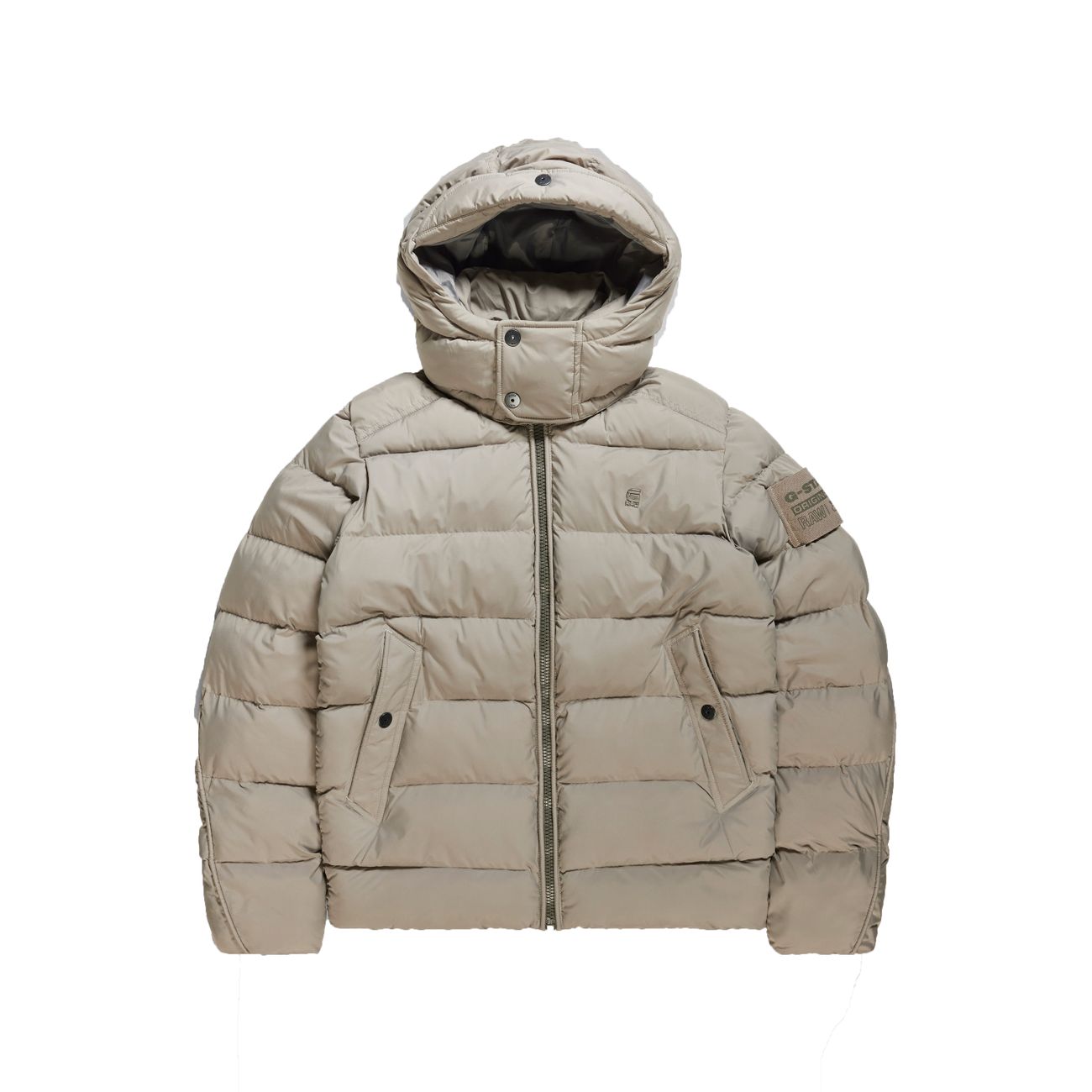 G-STAR RAW DENIM G-WHISTLER PADDED HOODED JACKET Herren Winter Steppjacke