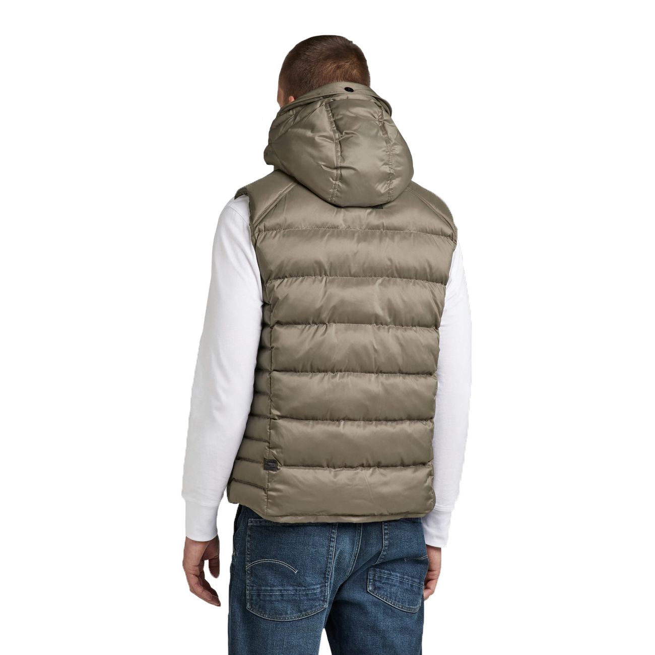 G-STAR RAW DENIM G-WHISTLER PADDED HOODED VEST Herren Weste