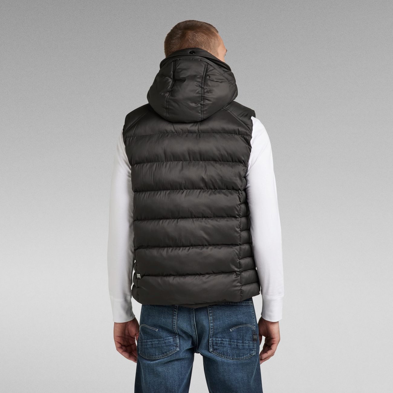 G-STAR RAW DENIM G-WHISTLER PADDED HOODED VEST Herren Weste