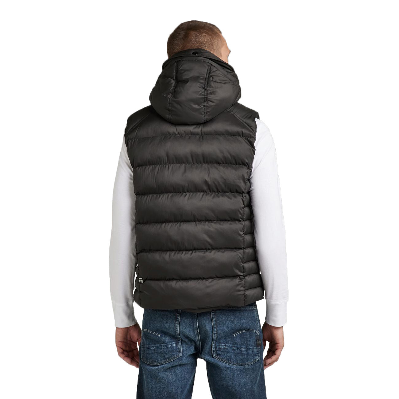 G-STAR RAW DENIM G-WHISTLER PADDED HOODED VEST Herren Weste