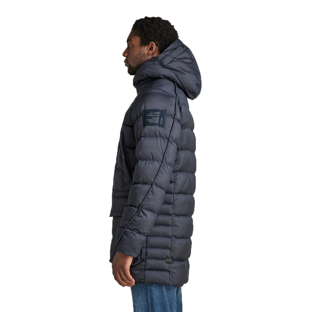 G-STAR RAW DENIM G-WHISTLER PADDED HOODED PARKA Herren Winterparka