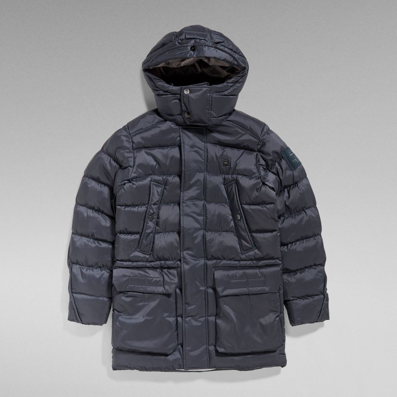 G-STAR RAW DENIM G-WHISTLER PADDED HOODED PARKA Herren Winterparka