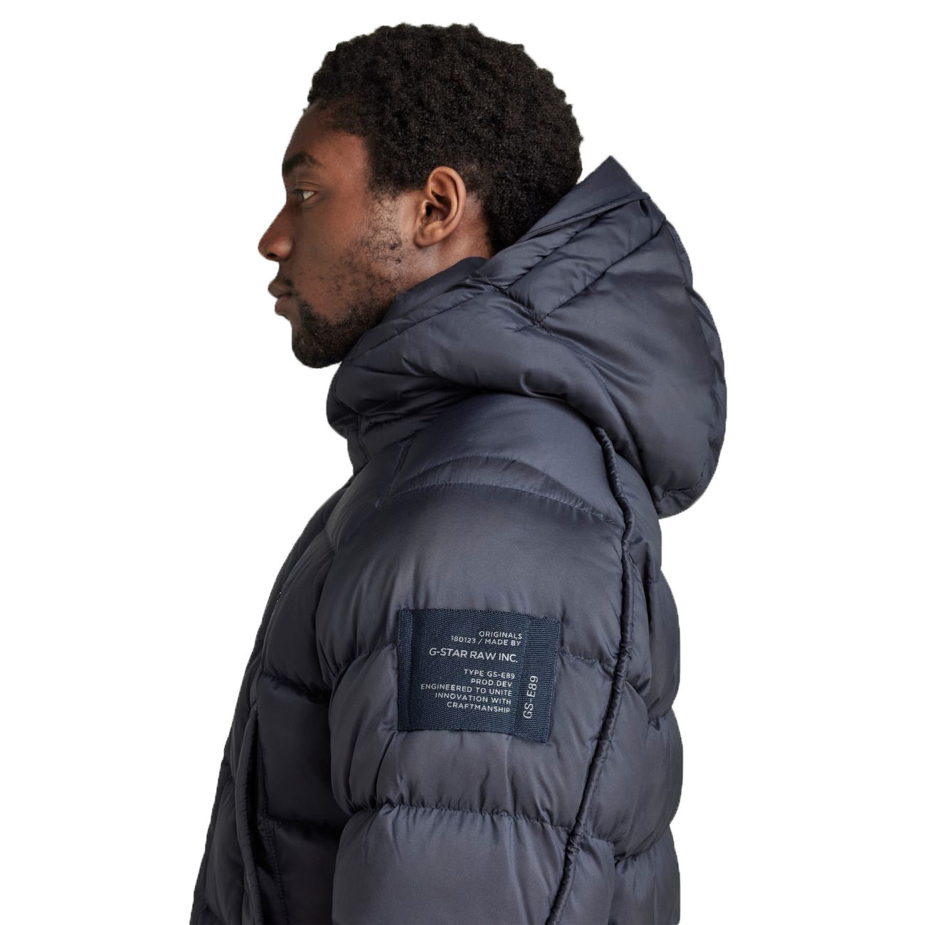 G-STAR RAW DENIM G-WHISTLER PADDED HOODED PARKA Herren Winterparka