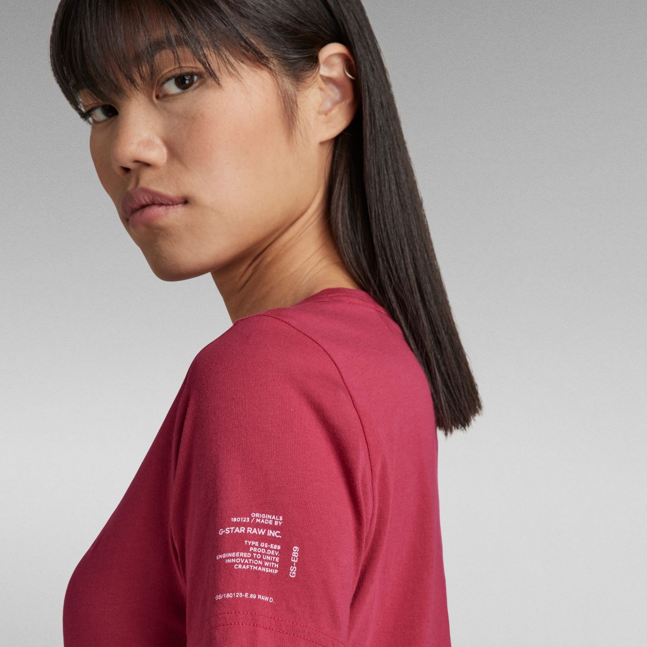 G-STAR RAW DENIM MYSID R T OPTIC SLIM Damen T-Shirt