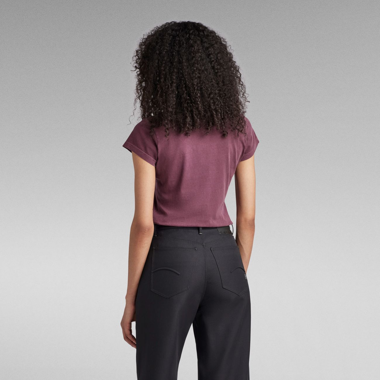 G-STAR RAW DENIM EYBEN SLIM V WMN S/S Damen T-Shirt