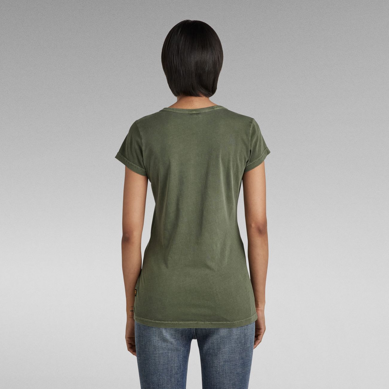 G-STAR RAW DENIM EYBEN SLIM V WMN S/S Damen T-Shirt