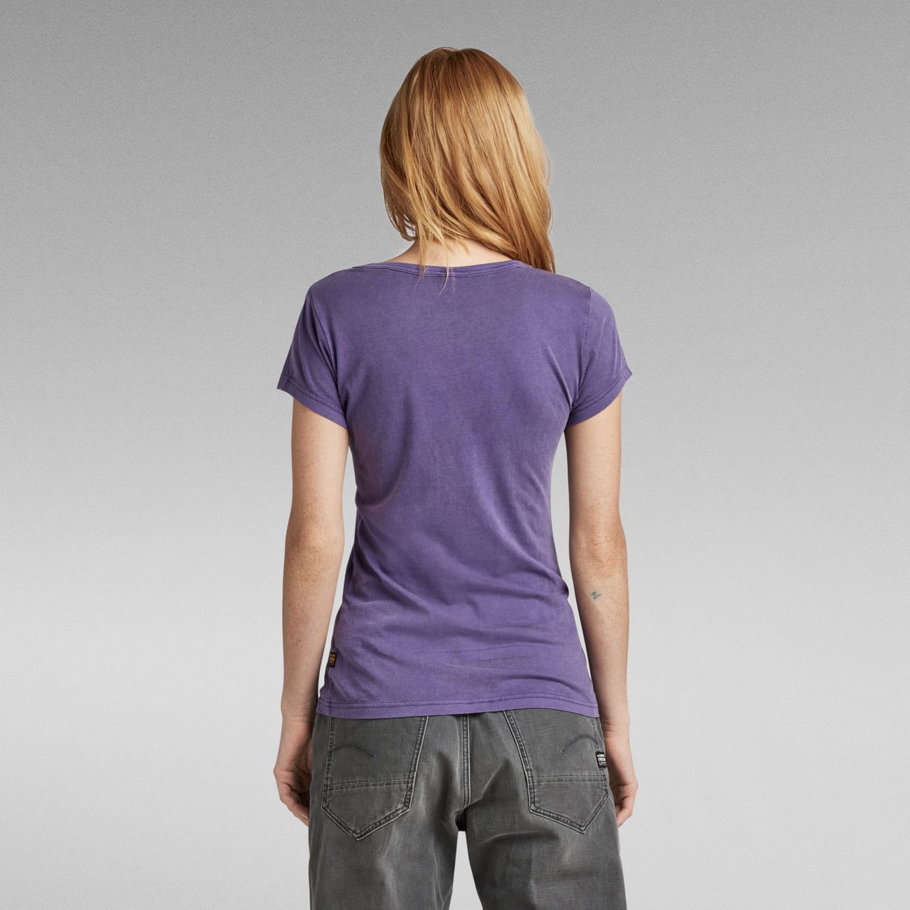 G-STAR RAW DENIM EYBEN SLIM V WMN S/S Damen T-Shirt