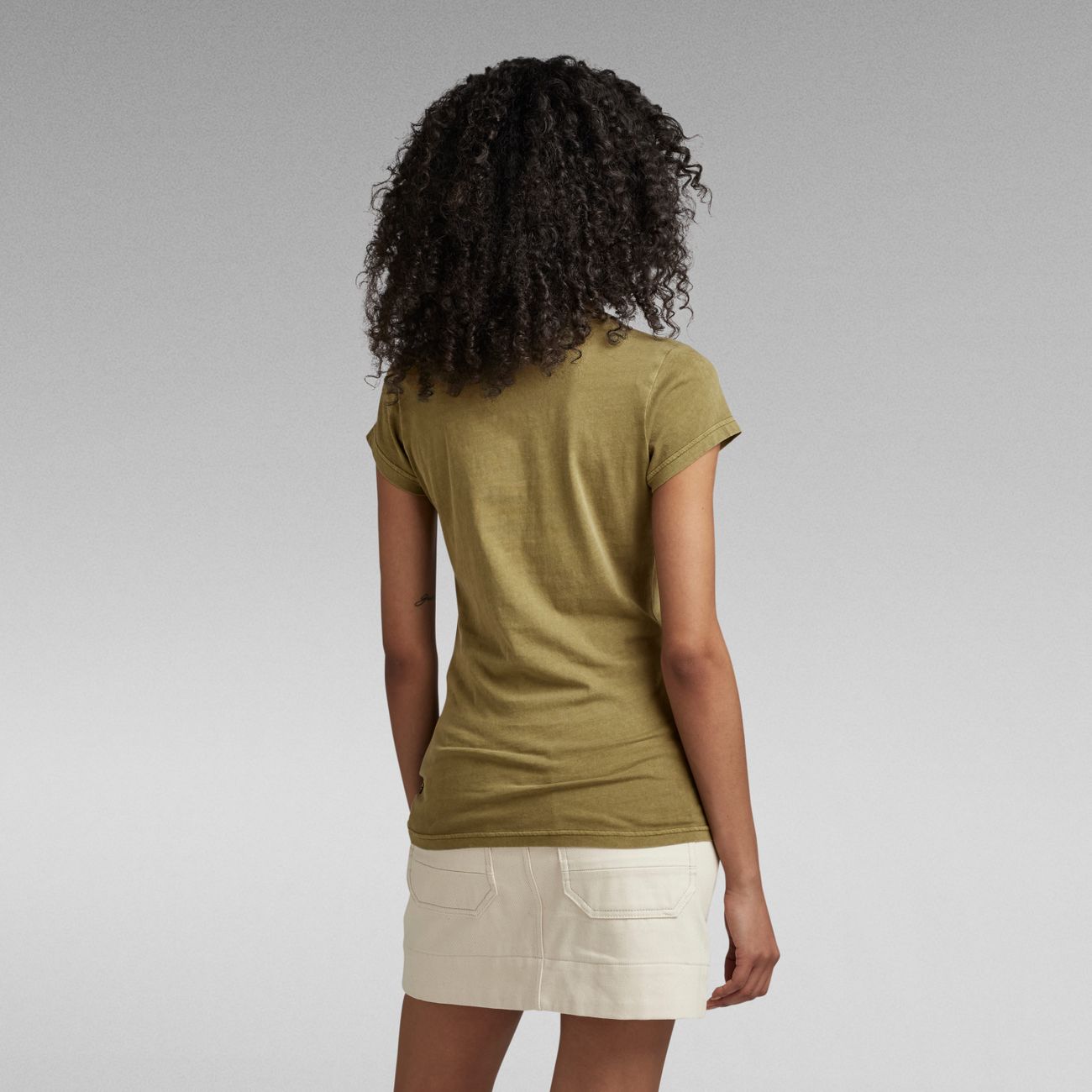 G-STAR RAW DENIM EYBEN SLIM V WMN S/S Damen T-Shirt