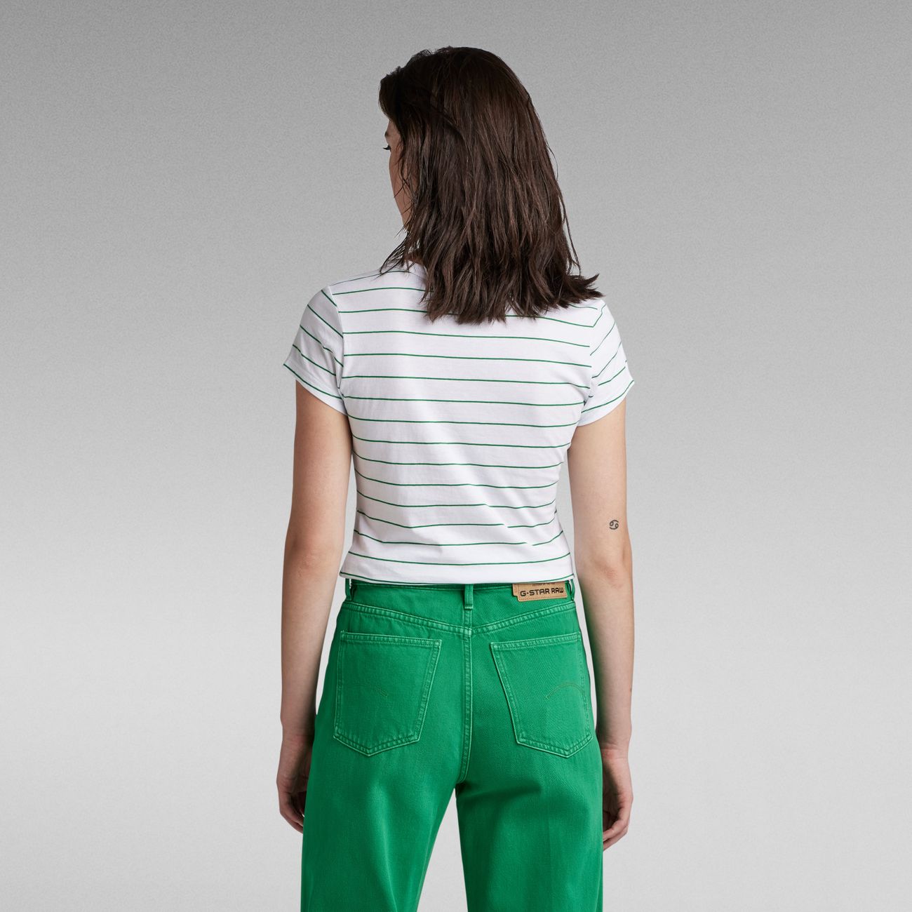 G-STAR RAW DENIM EYBEN SLIM V WMN S/S Damen T-Shirt