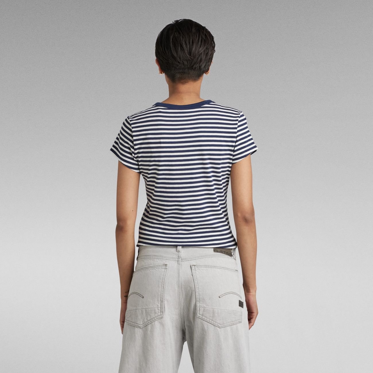 G-STAR RAW DENIM EYBEN SLIM V WMN S/S Damen T-Shirt