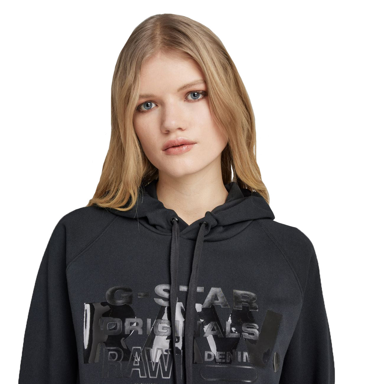 G-STAR RAW DENIM RAGLAN RAW ORIGINALS HOODED Damen Kapuzenpullover