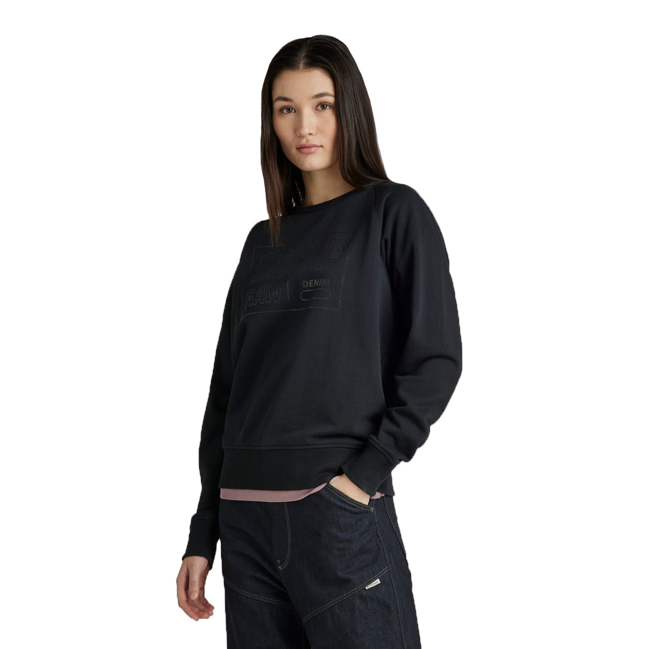 G-STAR RAW DENIM RAGLAN ORIGINALS Damen Sweatshirt