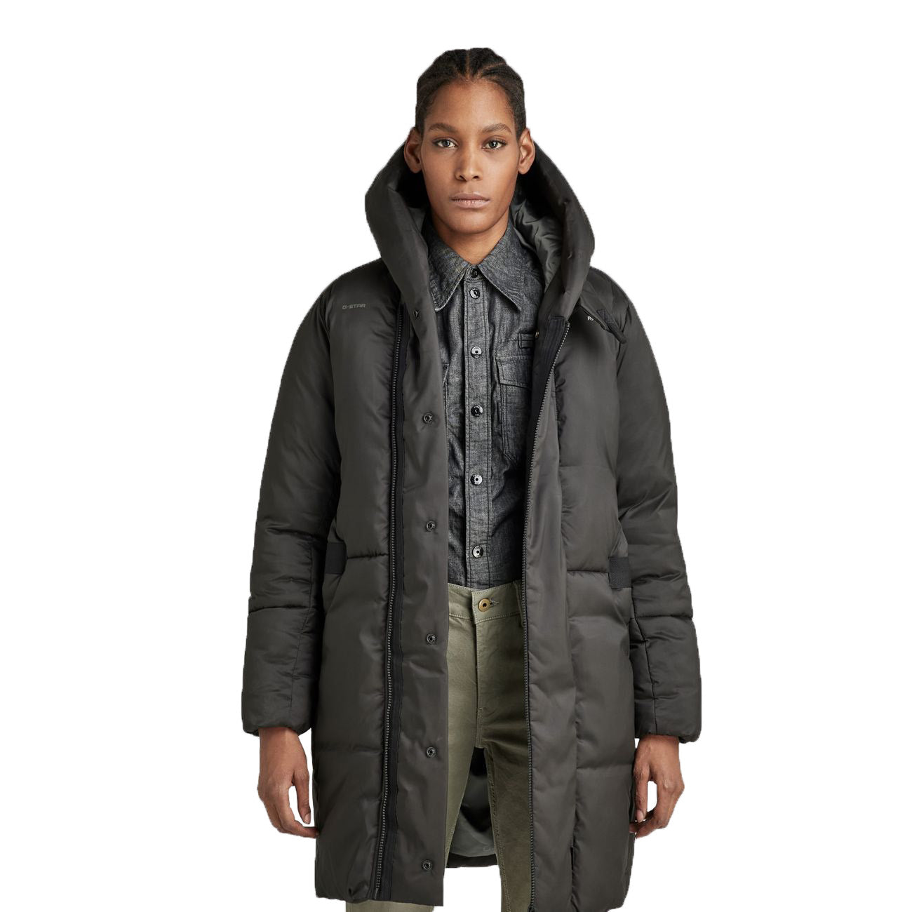 G-STAR RAW DENIM G-WHISTLER PADDED PARKA Damen Winterparka