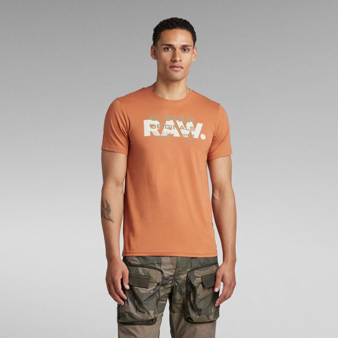 G-STAR RAW DENIM RAW ORIGINALS SLIM R T Herren T-Shirt