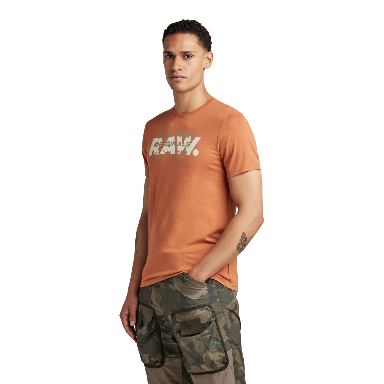 G-STAR RAW DENIM RAW ORIGINALS SLIM R T Herren T-Shirt
