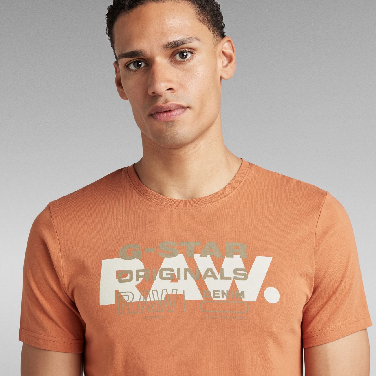 G-STAR RAW DENIM RAW ORIGINALS SLIM R T Herren T-Shirt