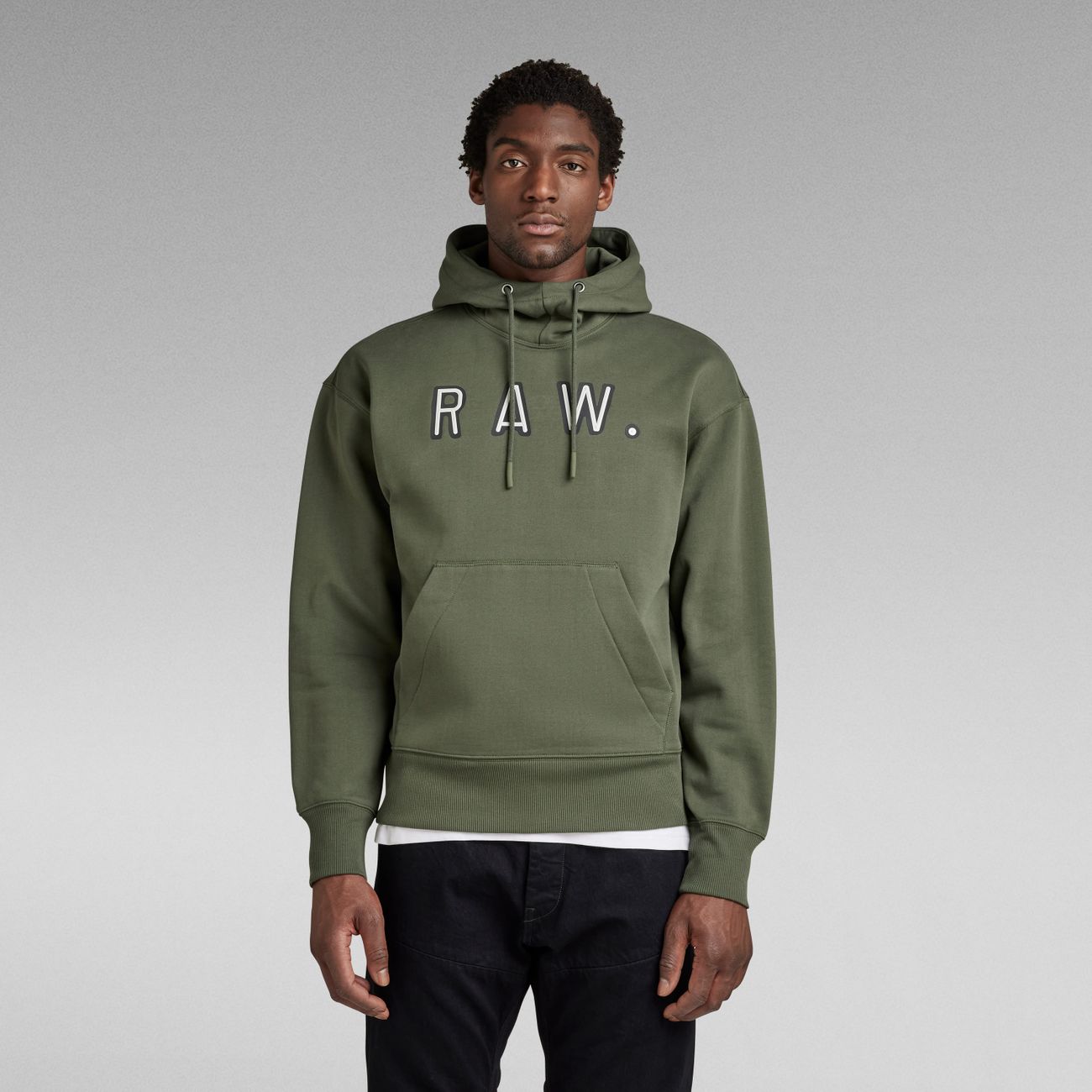 G-STAR RAW DENIM VULCANIC RAW LOOSE HOODED SWEAT Herren Sweatshirt