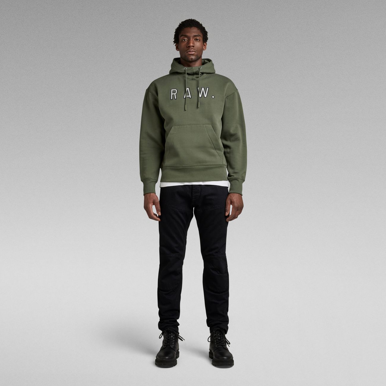 G-STAR RAW DENIM VULCANIC RAW LOOSE HOODED SWEAT Herren Sweatshirt
