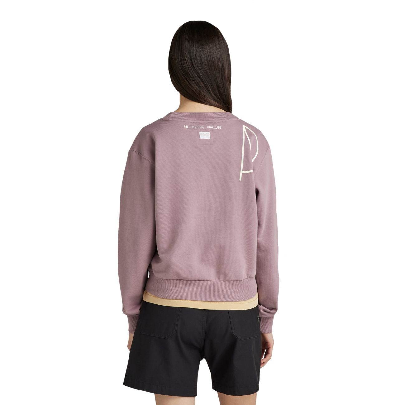 G-STAR RAW DENIM MULTI GRAPHIC CROPPED LOOSE SWEATSHIRT Damen Sweatshirt