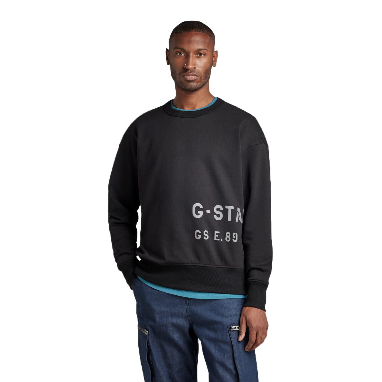 G-STAR RAW DENIM MULTI GRAPHIC OVERSIZED SWEATSHIRT Herren Sweatshirt