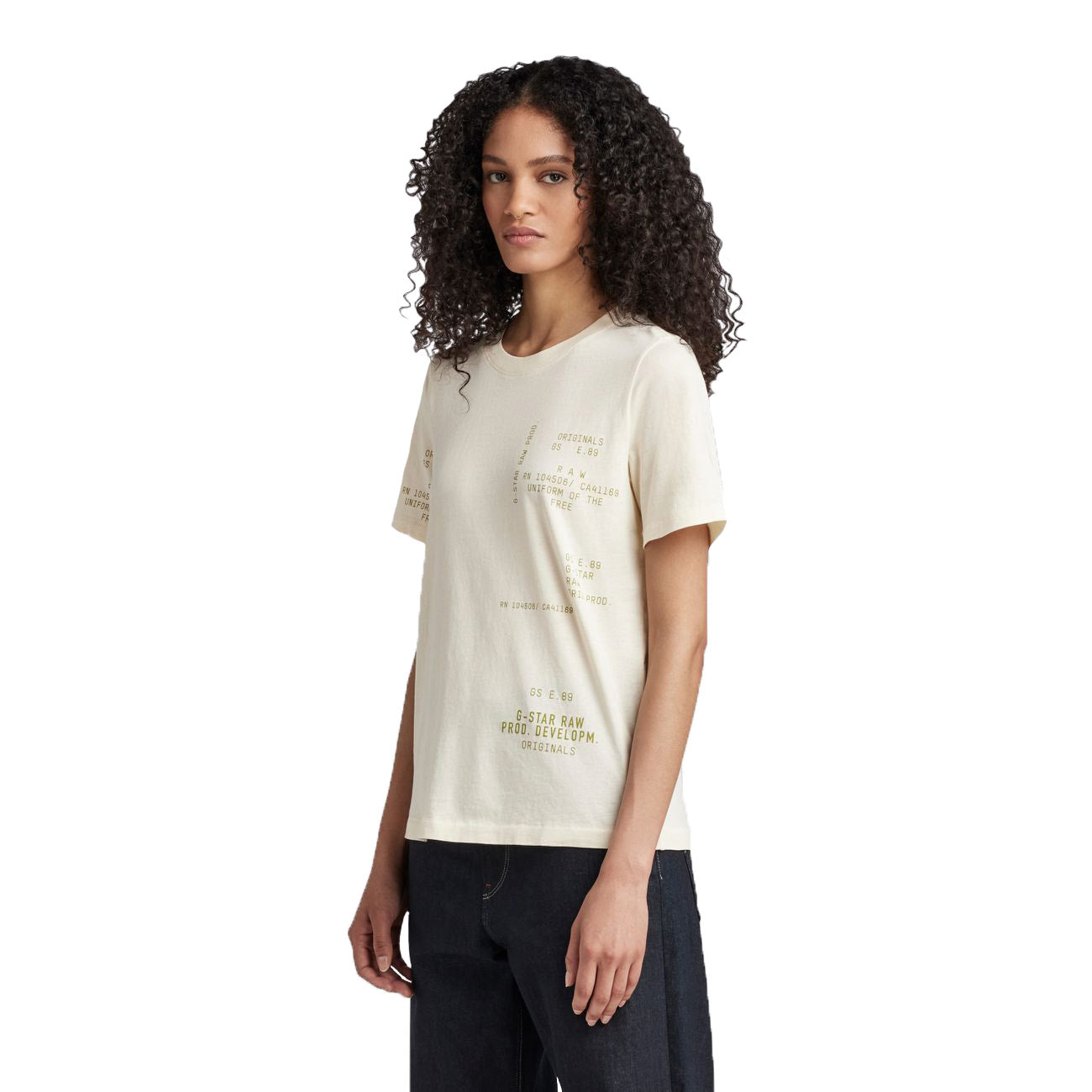 G-STAR RAW DENIM TYPE FACE GRAPHIC R T Damen T-Shirt