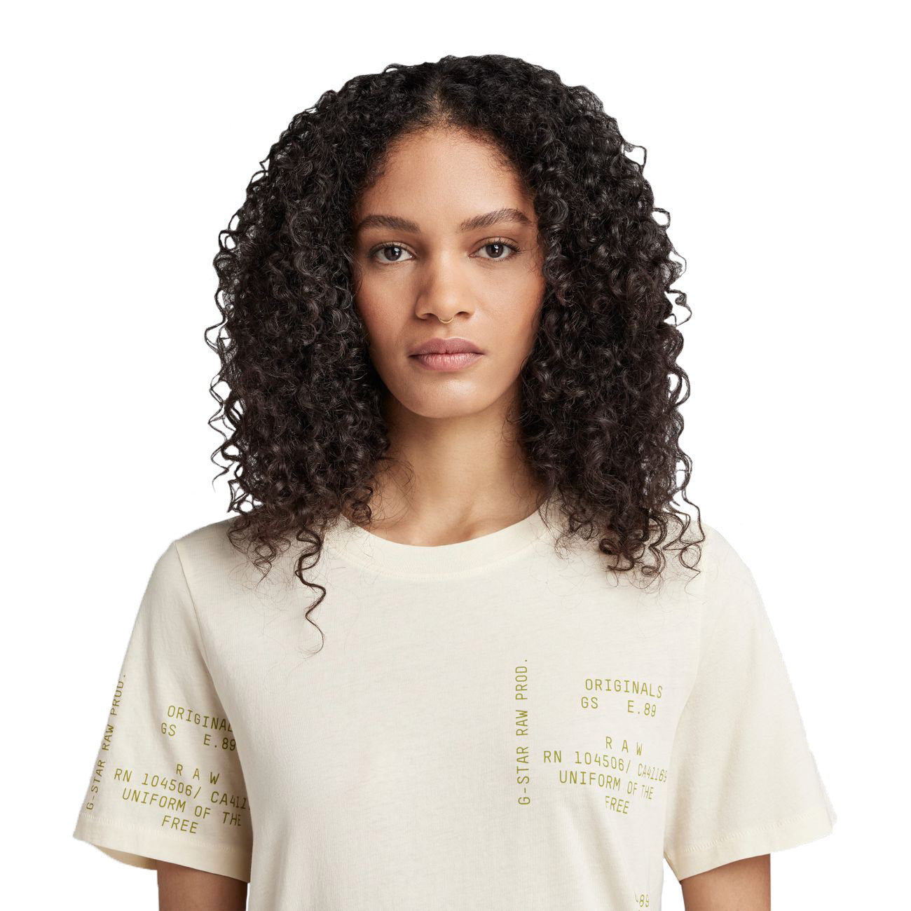 G-STAR RAW DENIM TYPE FACE GRAPHIC R T Damen T-Shirt