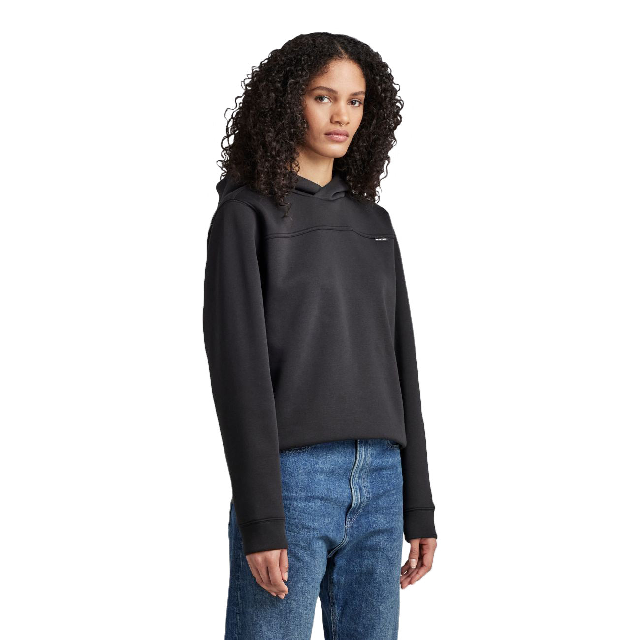 G-STAR RAW DENIM THISTLE BACK GRAPHIC HOODIE Damen Kapuzenpullover