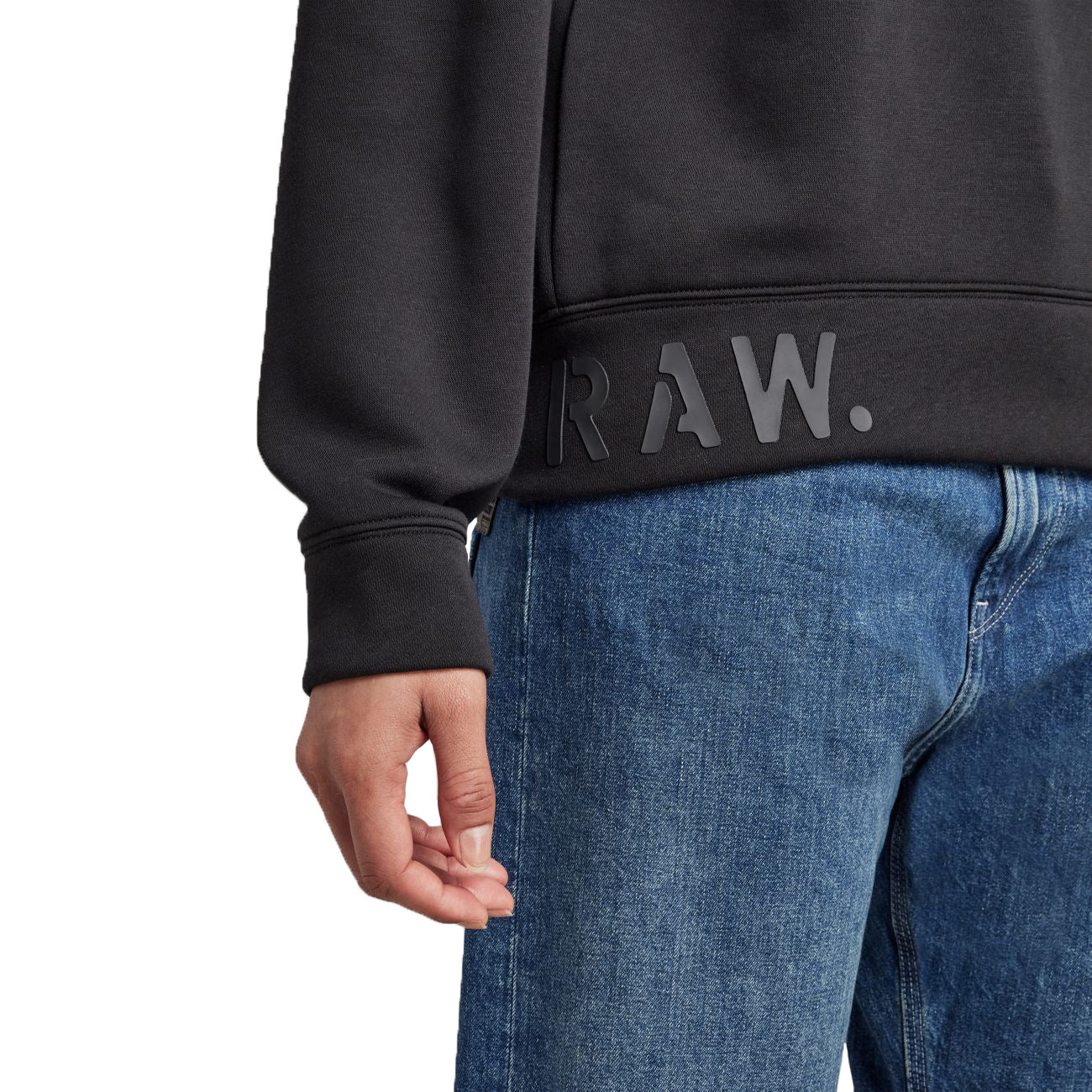 G-STAR RAW DENIM THISTLE BACK GRAPHIC HOODIE Damen Kapuzenpullover