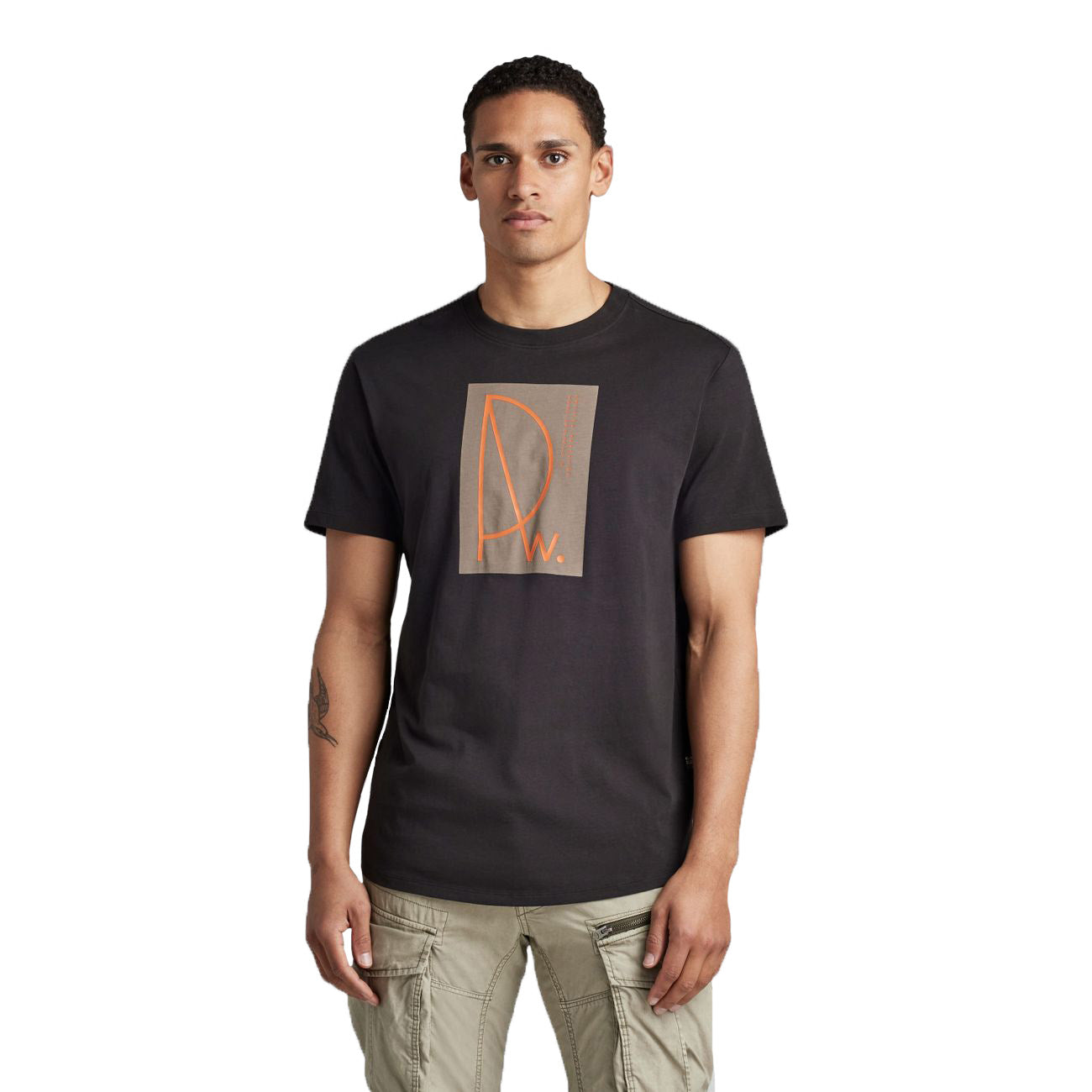 G-STAR RAW DENIM LASH RAW GRAPHIC R T Herren T-Shirt
