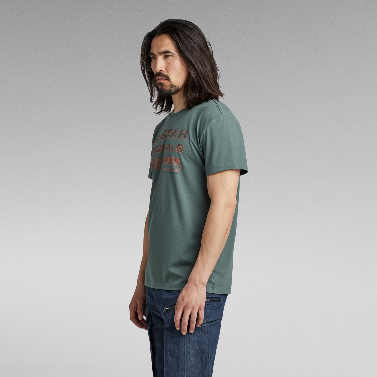 G-STAR RAW DENIM ORIGINALS STAMP R T Herren T-Shirt