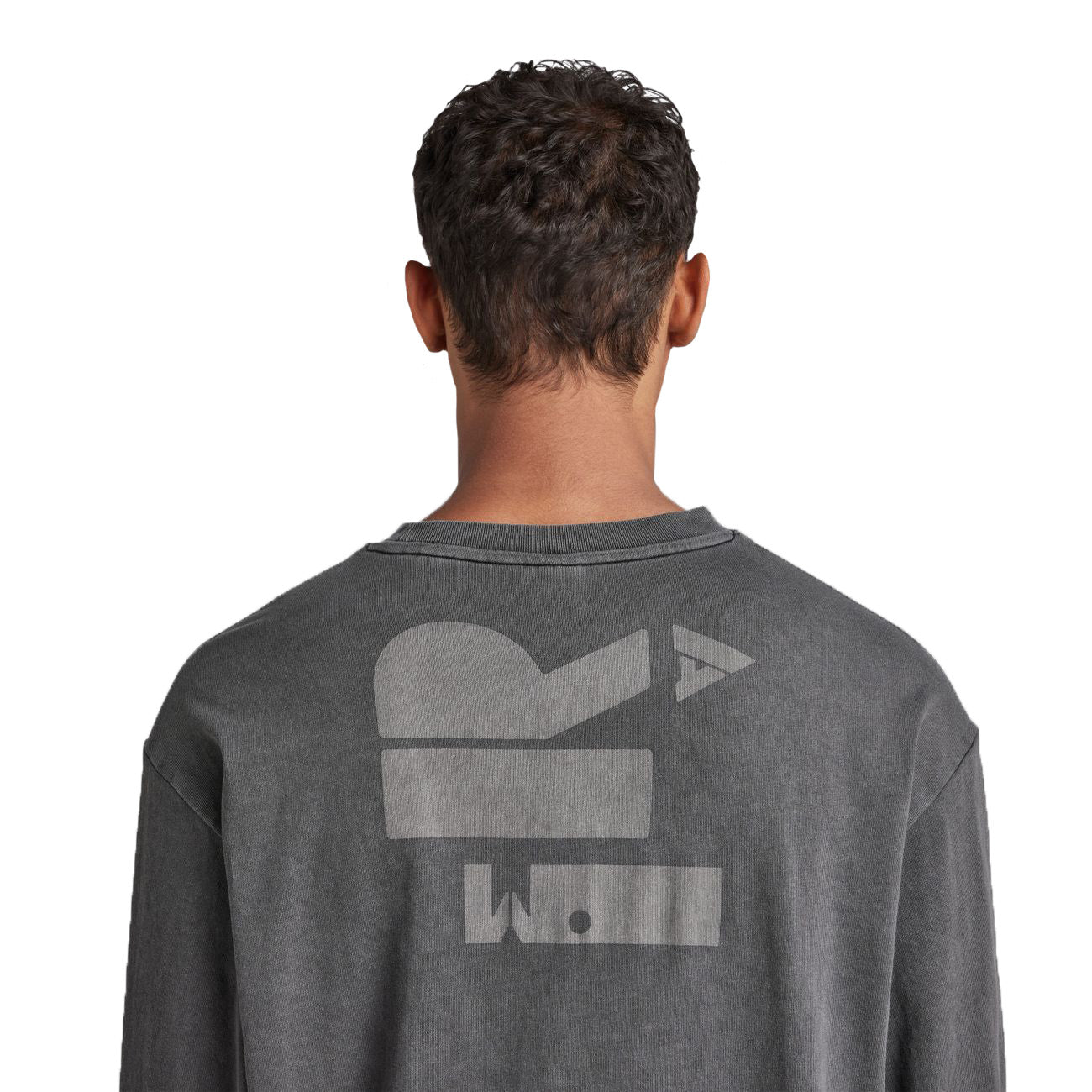 G-STAR RAW DENIM BACK TYPOGRAPHY BOXY R T L/S Herren Longsleeve