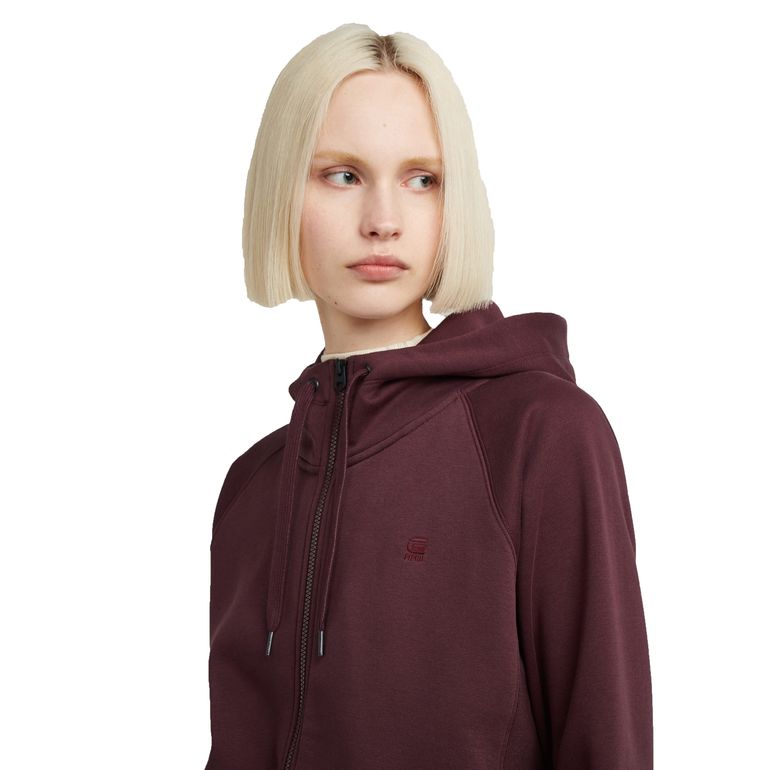 G-STAR RAW DENIM PREMIUM CORE 2.1 HOODIE ZIP THRU SWEAT Damen Kapuzen-Sweatjacke