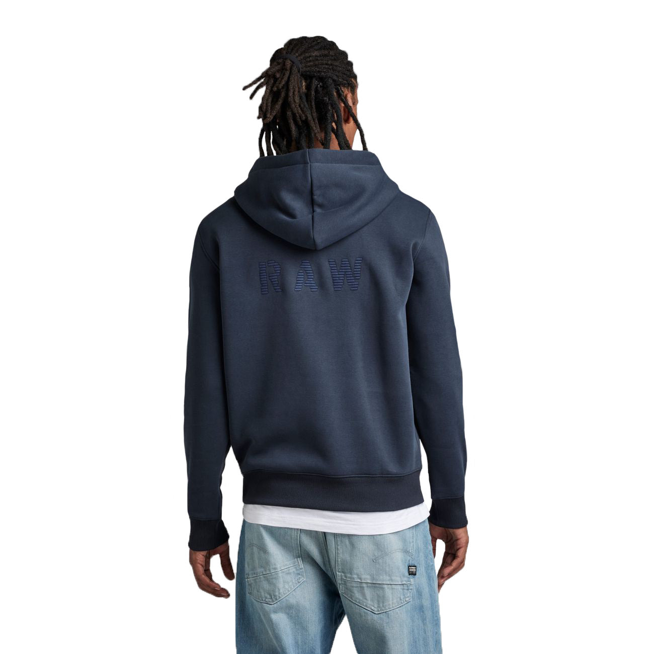 G-STAR RAW DENIM RAW EMBRO HOODED SWEAT Herren Kapuzenpullover