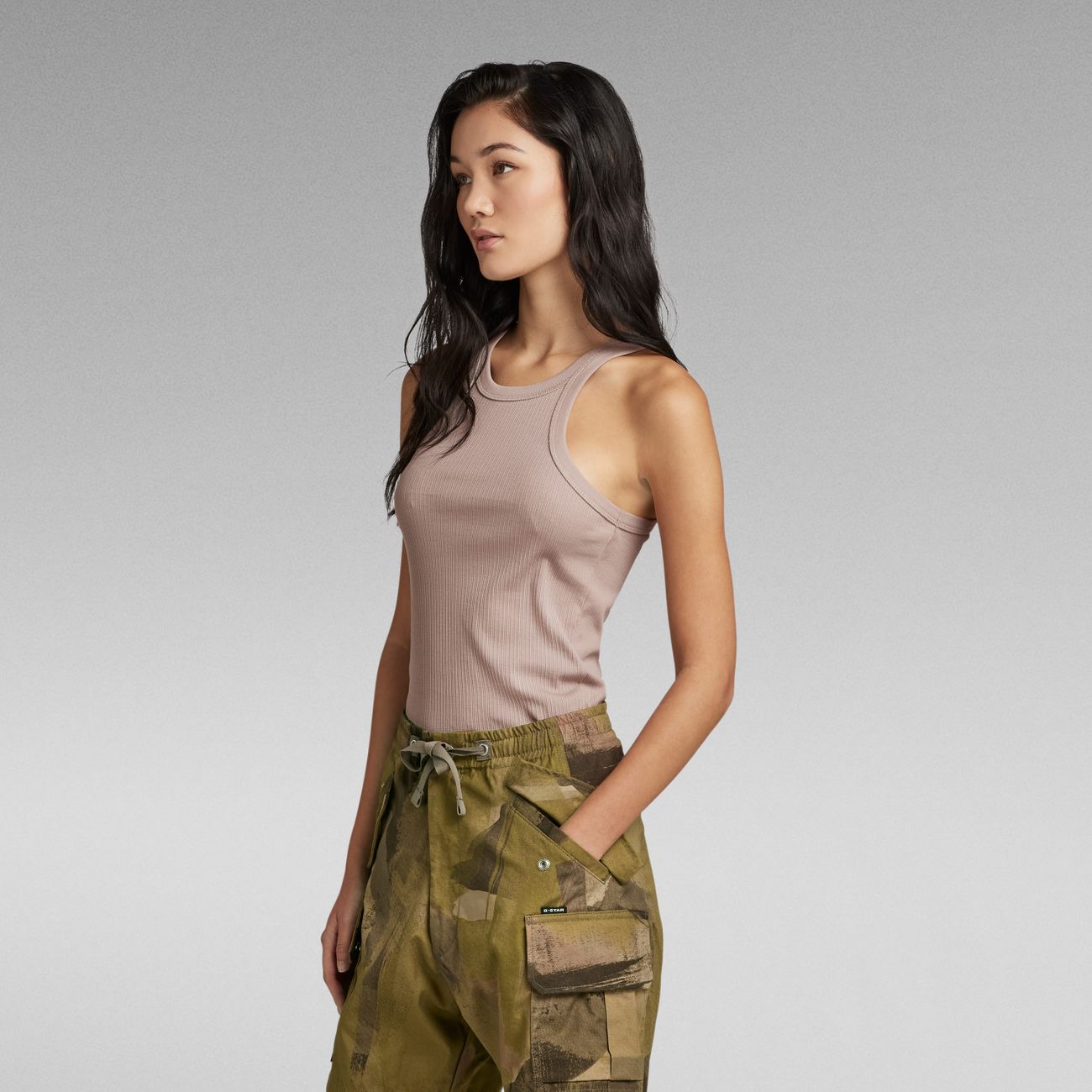 G-STAR RAW DENIM ITALIAN ARMY ULTRA SLIM TANK TOP WMN Damen Tank Top